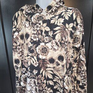 Lularoe Skeleton Amber Hoodie Sz L